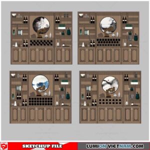 Liquor Cabinet - Sketchup Models