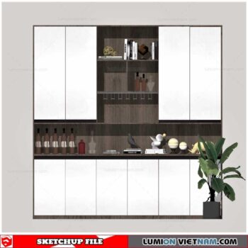 Liquor Cabinet - Sketchup Models