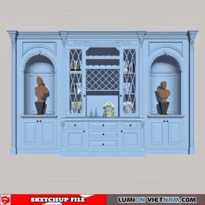Liquor Cabinet - Sketchup Models