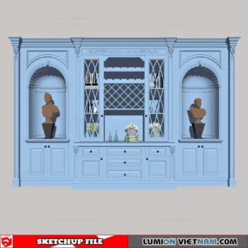 Liquor Cabinet - Sketchup Models