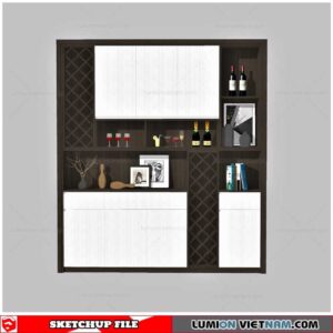 Liquor Cabinet - Sketchup Models