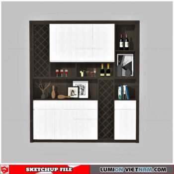 Liquor Cabinet - Sketchup Models
