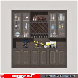 Liquor Cabinet - Sketchup Models