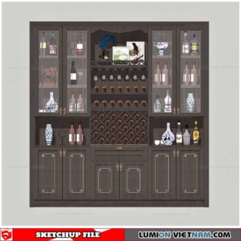 Liquor Cabinet - Sketchup Models