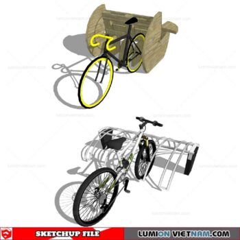 Bike Rack - Sketchup Models