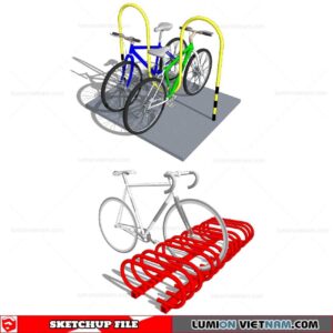 Bike Rack - Sketchup Models