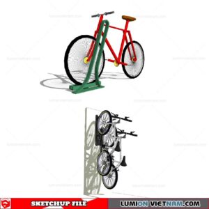 Bike Rack - Sketchup Models