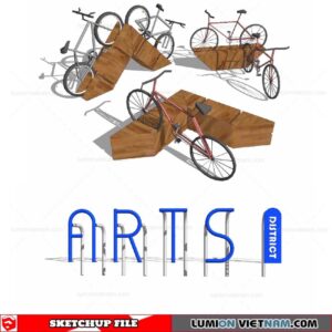 Bike Rack - Sketchup Models