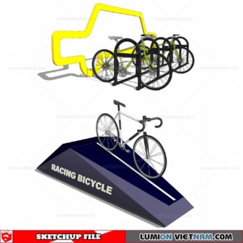 Bike Rack - Sketchup Models