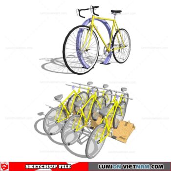 Bike Rack - Sketchup Models