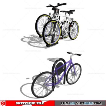 Bike Rack - Sketchup Models