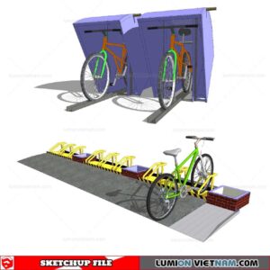 Bike Rack - Sketchup Models