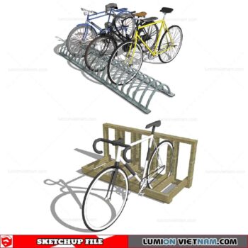 Bike Rack - Sketchup Models