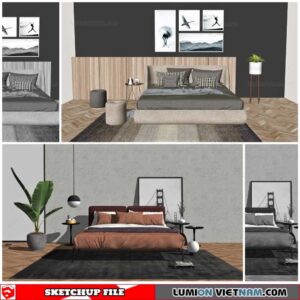 Combo Bed - Sketchup Models