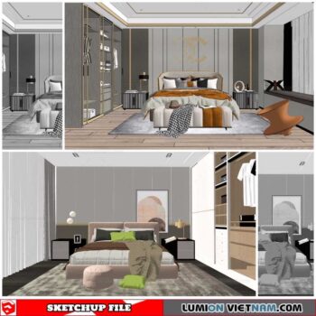 Combo Bed - Sketchup Models