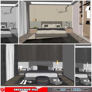Combo Bed - Sketchup Models