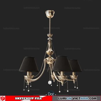 Classic Celling Light - Sketchup Models By Đạt Houzz