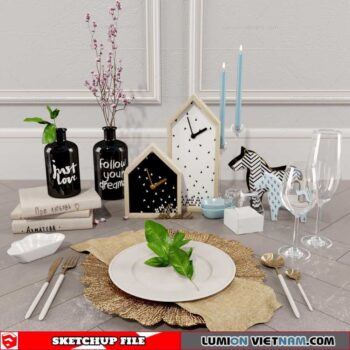 Decor Set - Sketchup Models