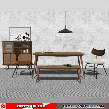 Tea Table - Sketchup Models