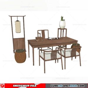 Tea Table - Sketchup Models