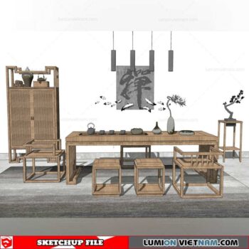 Tea Table - Sketchup Models