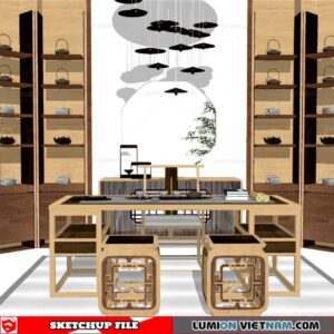Tea Table - Sketchup Models