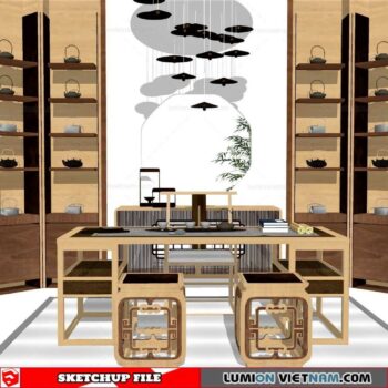 Tea Table - Sketchup Models