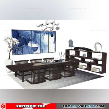 Tea Table - Sketchup Models