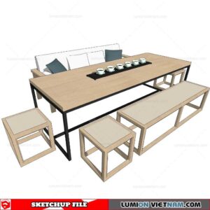 Tea Table - Sketchup Models