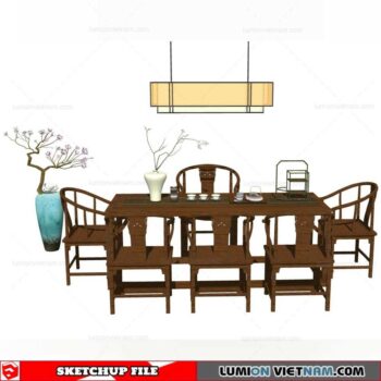 Tea Table - Sketchup Models
