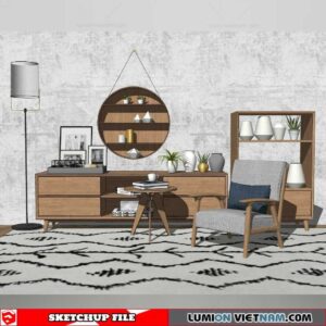 Tea Table - Sketchup Models