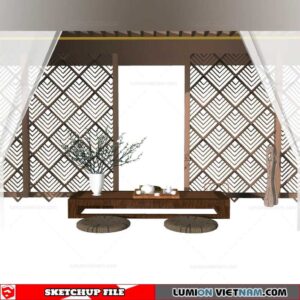 Tea Table - Sketchup Models