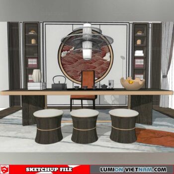 Tea Table - Sketchup Models