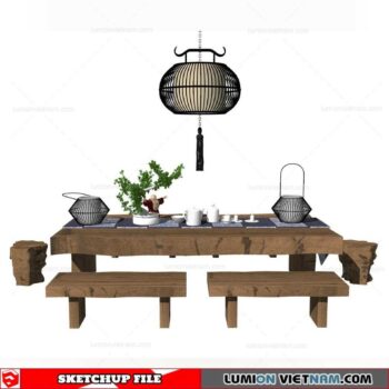 Tea Table - Sketchup Models