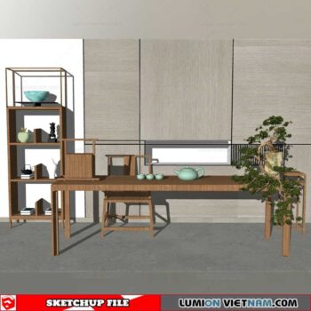 Tea Table - Sketchup Models