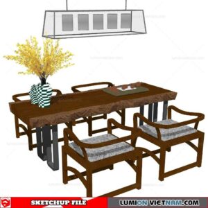 Tea Table - Sketchup Models