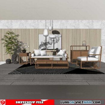 Tea Table - Sketchup Models