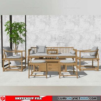 Tea Table - Sketchup Models