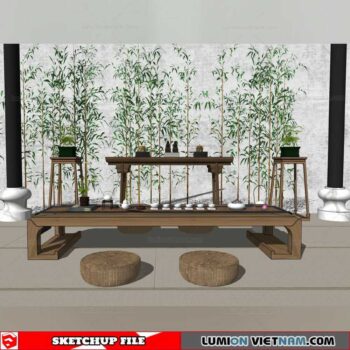 Tea Table - Sketchup Models