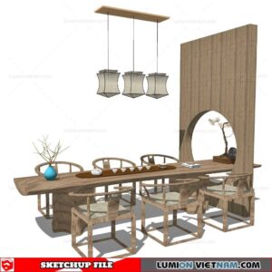 Tea Table - Sketchup Models