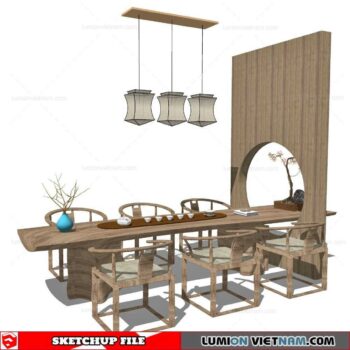 Tea Table - Sketchup Models