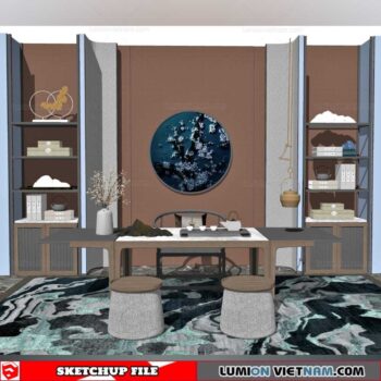 Tea Table - Sketchup Models