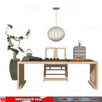 Tea Table - Sketchup Models