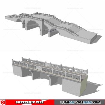 China Bridge - Sketchup Models By Cuong Covua