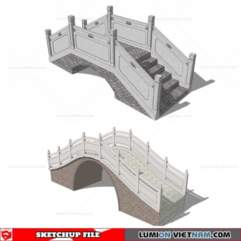 China Bridge - Sketchup Models By Cuong Covua