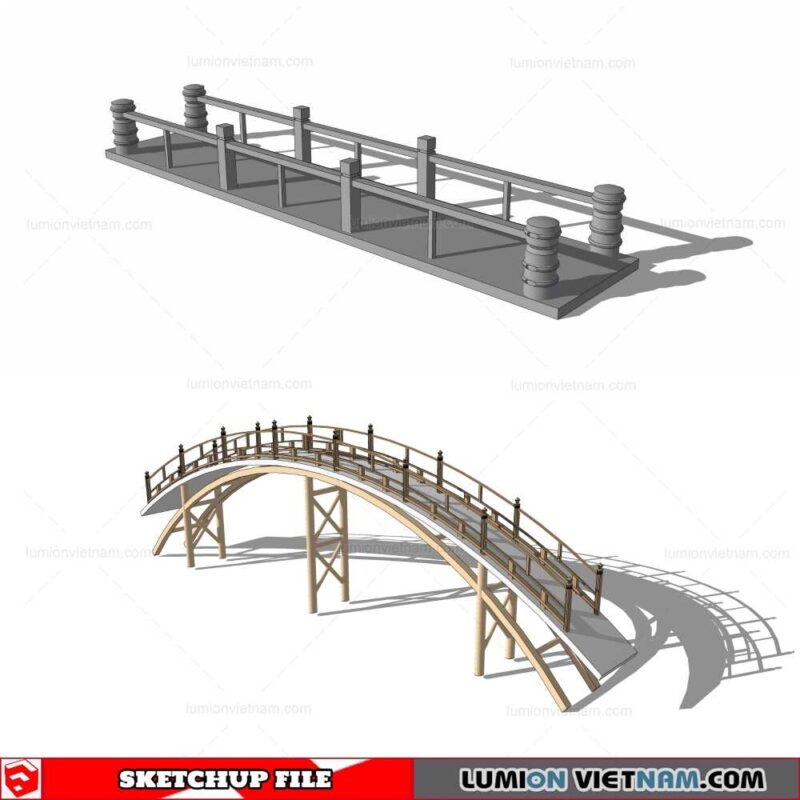 China Bridge - Sketchup Models By Cuong Covua