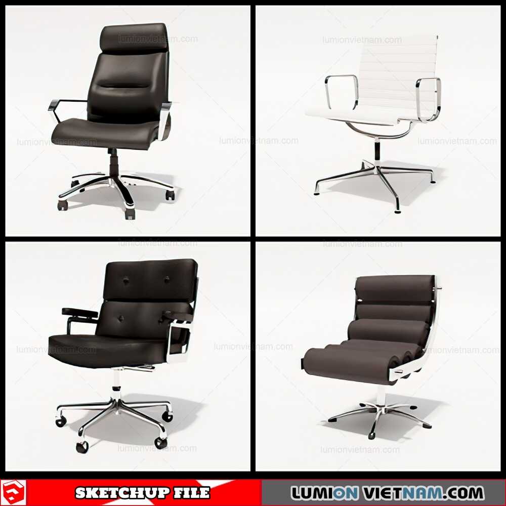 220110-Office-Chair-(16)-Sketchup-Models