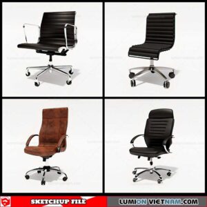 Office Chair - Sketchup Models By Cuong Covua