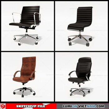 Office Chair - Sketchup Models By Cuong Covua