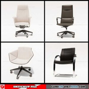 Office Chair - Sketchup Models By Cuong Covua